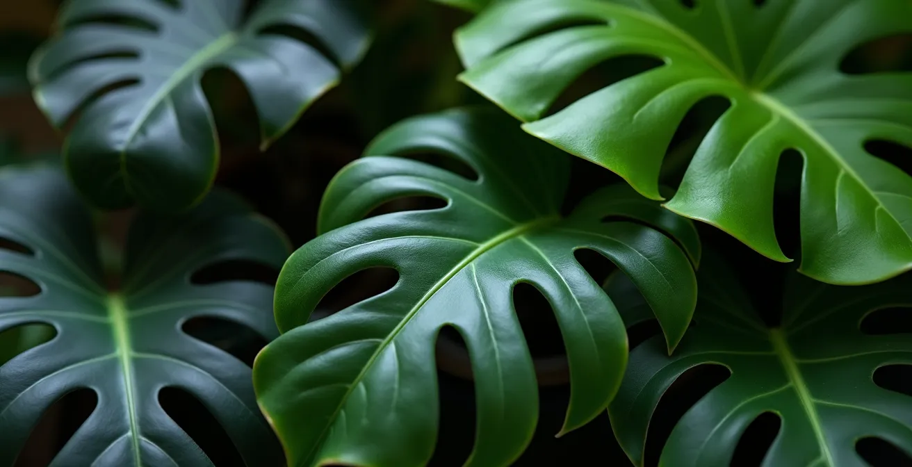 Gruppo di cinque piante con texture diverse disposte secondo i principi del giardino all'italiana